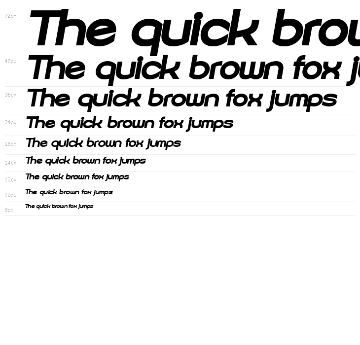 Sonika PERSONAL USE Black Italic Waterfall