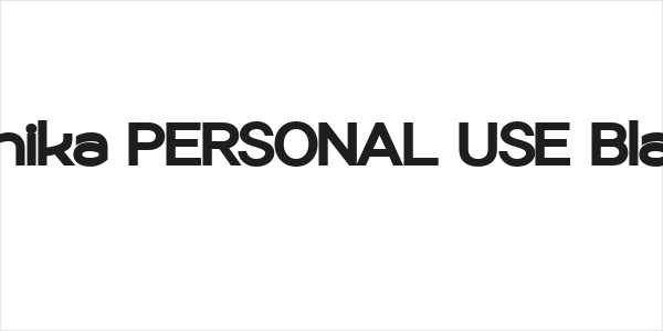Sonika PERSONAL USE Black Logo
