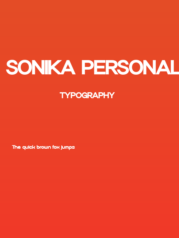 Sonika PERSONAL USE Black Poster