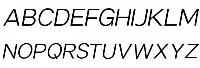 Sonika PERSONAL USE Light Italic Polices MAJUSCULES