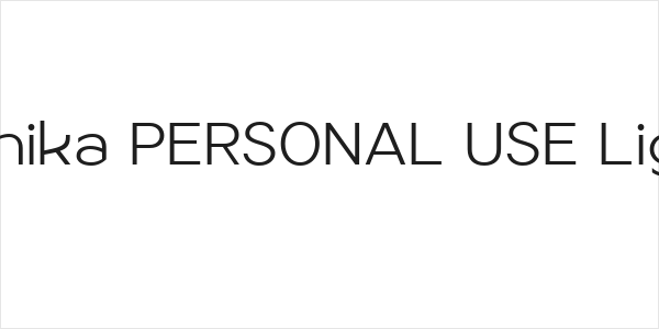 Sonika PERSONAL USE Light Logo