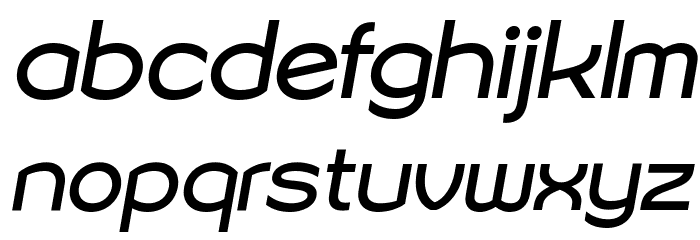 Sonika PERSONAL USE Regular Italic Font LOWERCASE