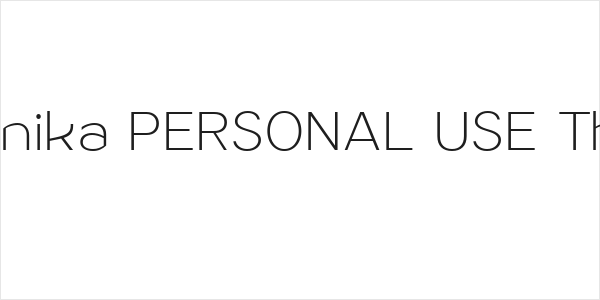 Sonika PERSONAL USE Thin Logo