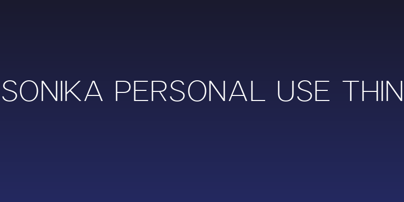 Sonika PERSONAL USE Thin Social Header