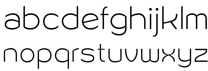 Sonika PERSONAL USE Thin Font LOWERCASE