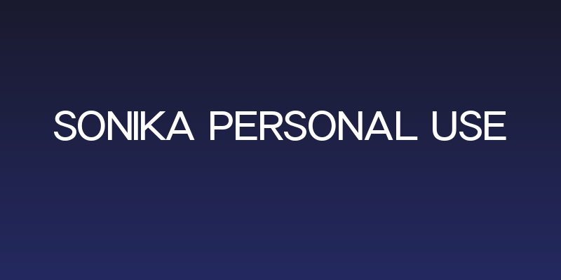 Sonika PERSONAL USE Social Header