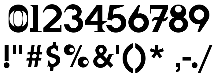 SonnCar Font OTHER CHARS