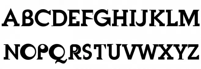 SonnCar Font UPPERCASE