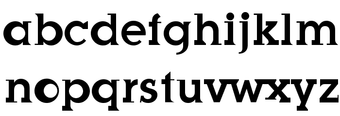 SonnCar Font LOWERCASE
