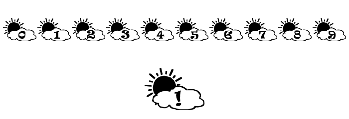 Sonnenschein Font OTHER CHARS