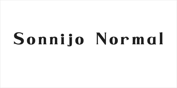 Sonnijo Normal Logo