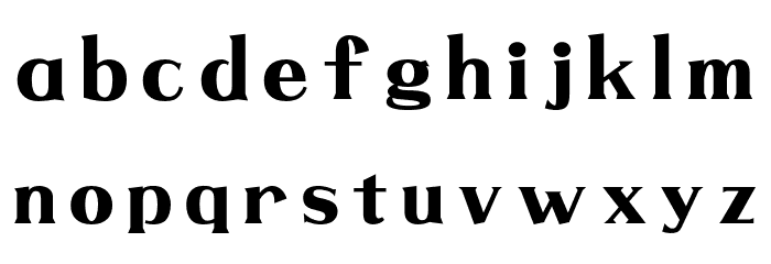 Sonnijo Normal Font LOWERCASE