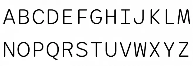 Sono Light Schriftart Groß