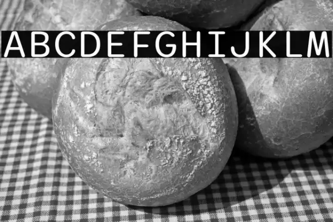 Sono Regular Font examples