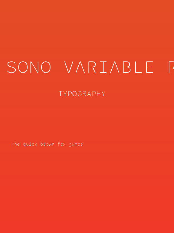 Sono Variable Regular Poster