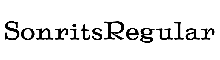 Sonrits Regular  Frei Schriftart Herunterladen