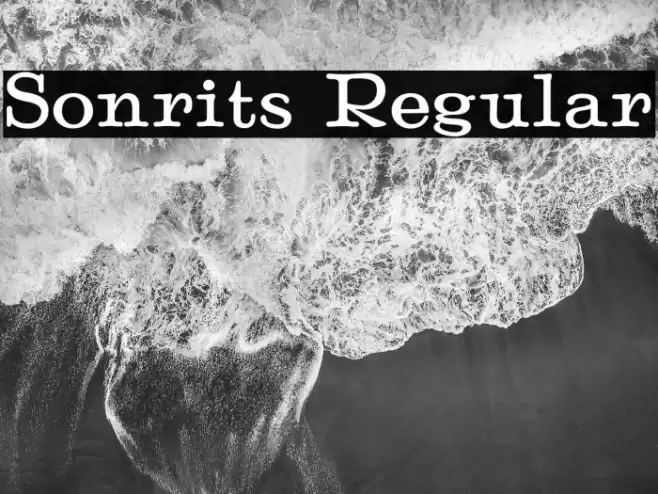 Sonrits Regular Font examples