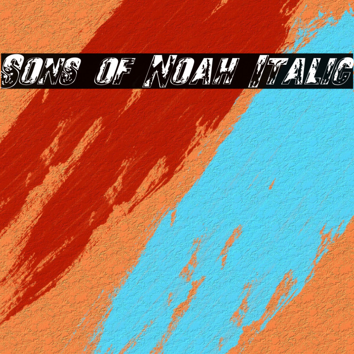 Sons of Noah Italic Font examples