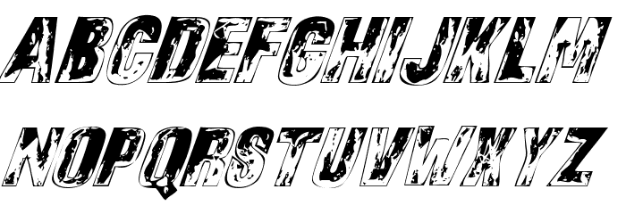 Sons of Noah Italic Font LOWERCASE