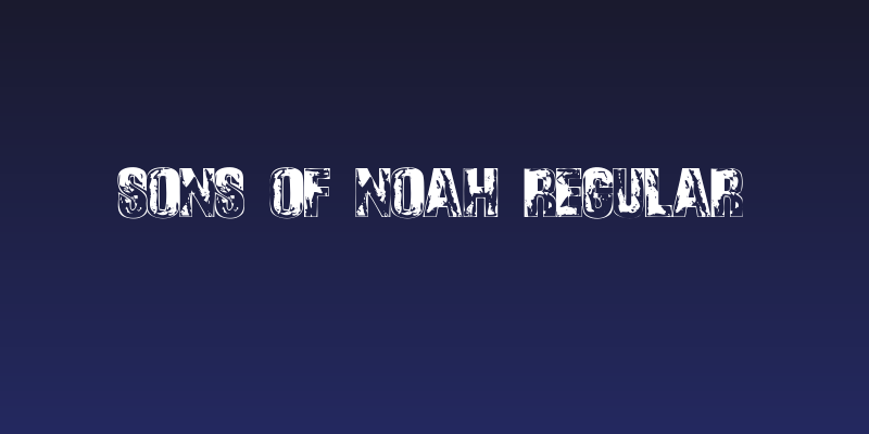 Sons of Noah Regular Social Header