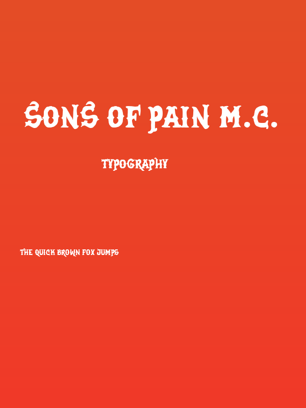 Sons of Pain M.C. Poster
