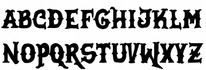 Sons of Pain M.C. फ़ॉन्ट लोअरकेस