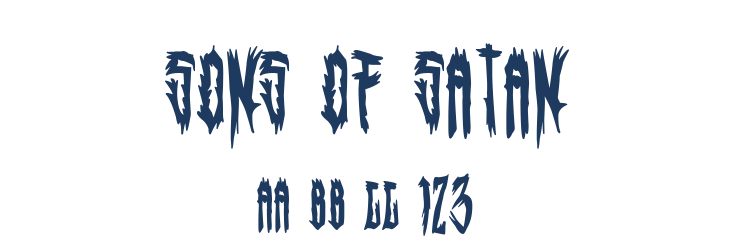 Sons of Satan Font Preview