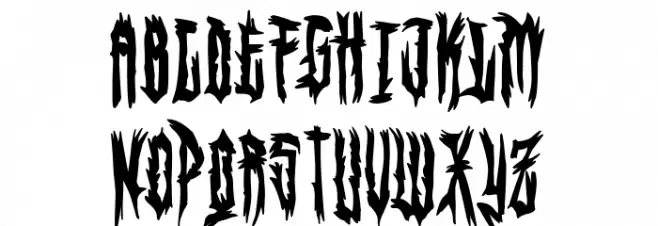 Sons of Satan फ़ॉन्ट अपरकेस