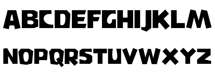 Sonshin Bold フォント 大文字