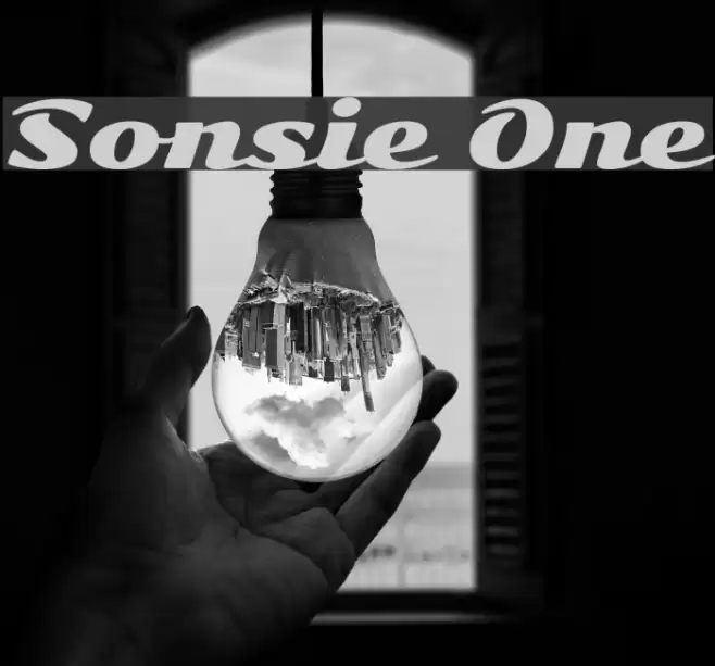 Sonsie One خط examples