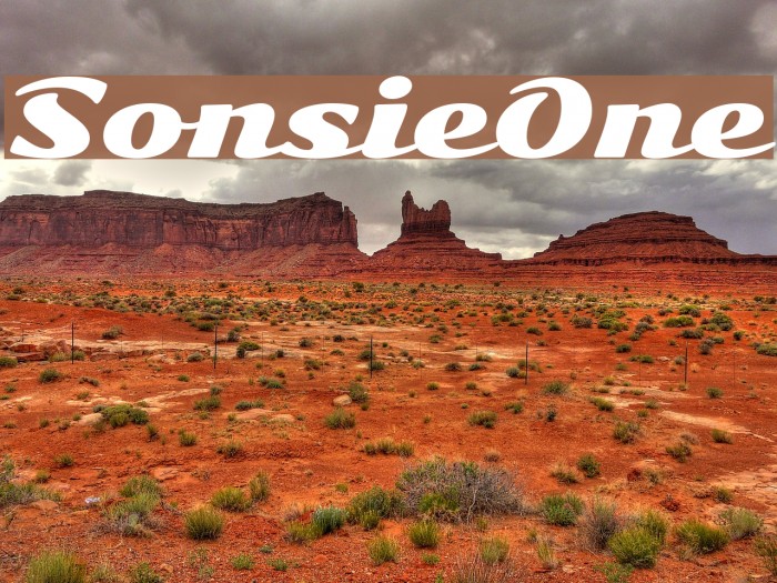 SonsieOne Font examples