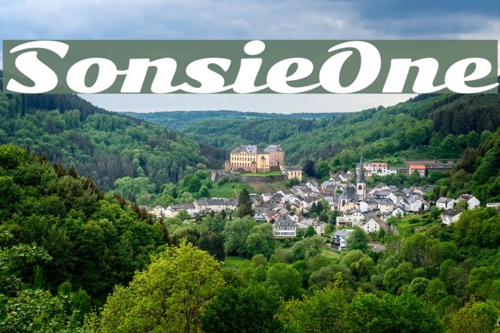 SonsieOne Font examples