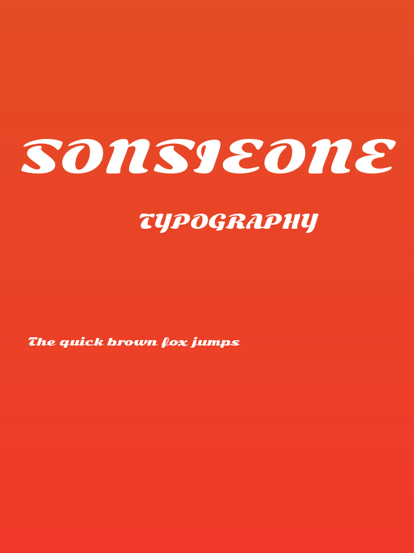 SonsieOne Poster
