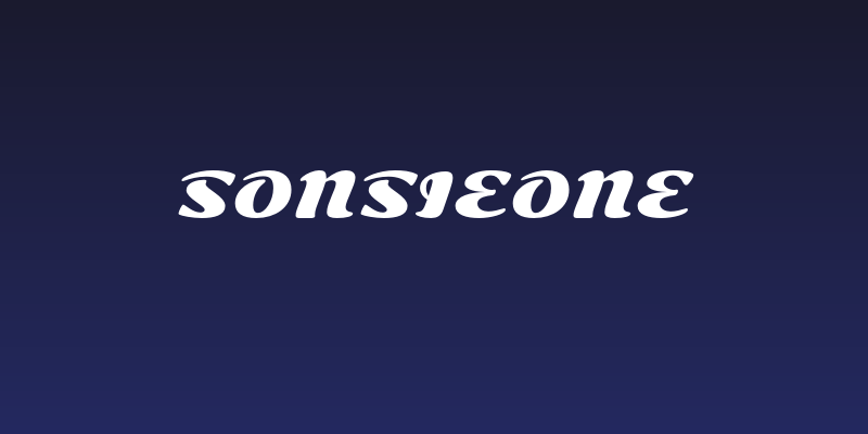 SonsieOne Social Header