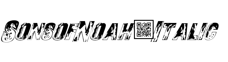SonsofNoah-Italic  Frei Schriftart Herunterladen