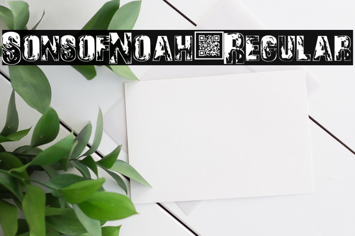 SonsofNoah-Regular Font examples