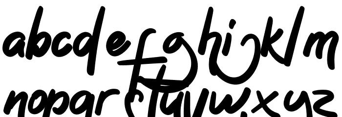 Sontoloyo Font LOWERCASE