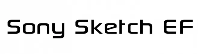 Sony Sketch EF  font caratteri gratis