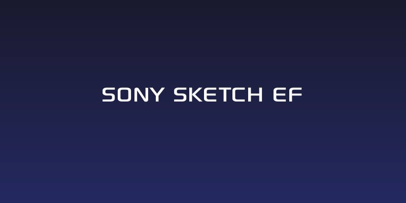 Sony Sketch EF Social Header