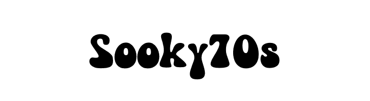 Sooky 70s  Скачать бесплатные шрифты
