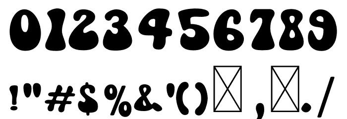 Sooky 70s Font OTHER CHARS