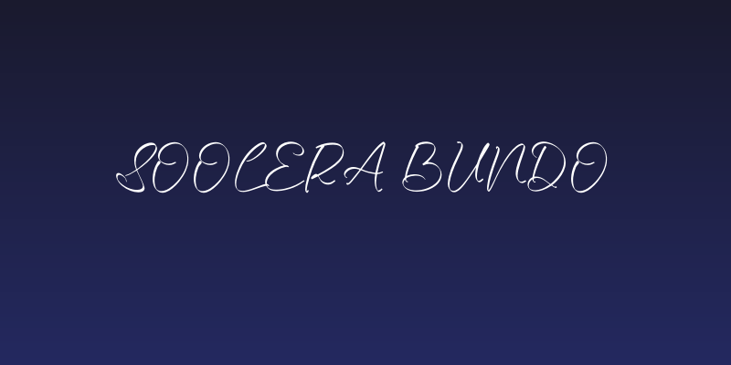 Soolera Bundo Social Header