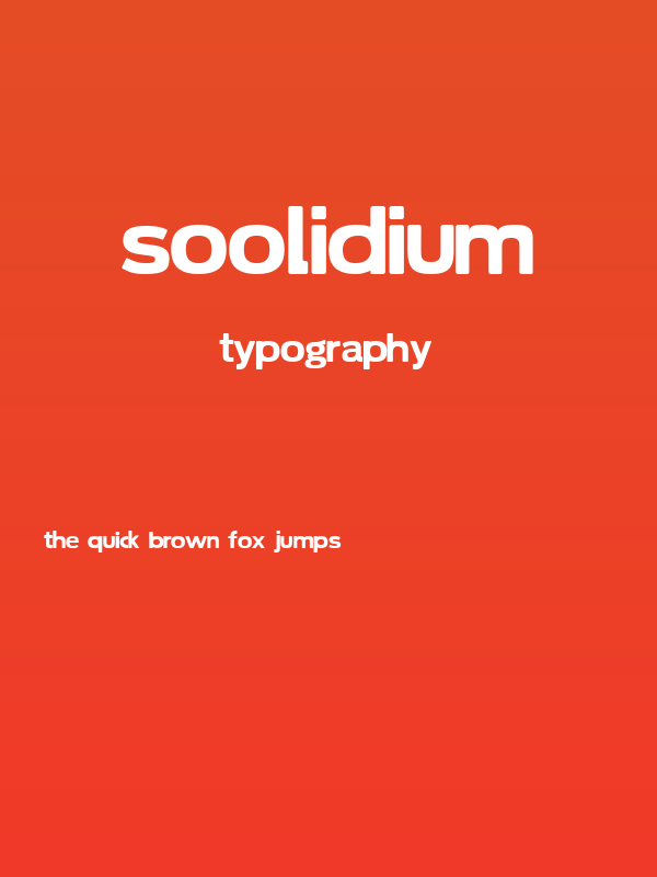 Soolidium Poster