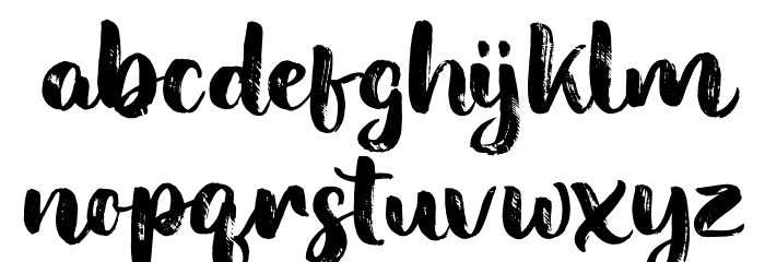 Soondae Font Texture FREE Font LOWERCASE