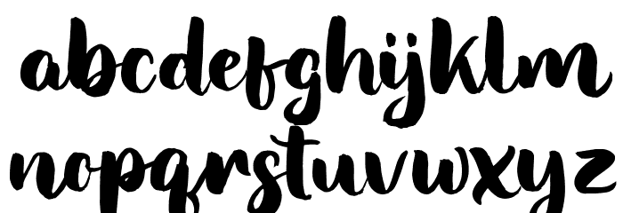 Soondae Regular FREE Font LOWERCASE