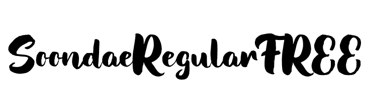 SoondaeRegularFREE  Fuentes Gratis Descargar