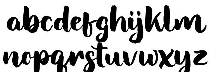 SoondaeRegularFREE Font LOWERCASE