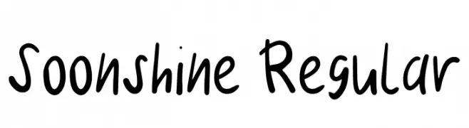 Soonshine Regular  baixar fontes gratis
