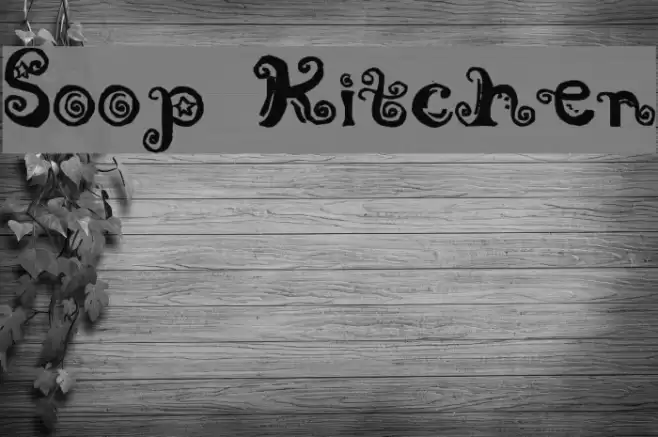 Soop Kitchen Font examples