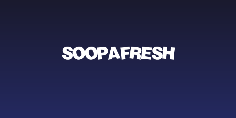 Soopafresh Social Header